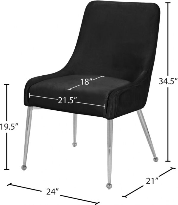 Ace Velvet Upholstered Dining Chair