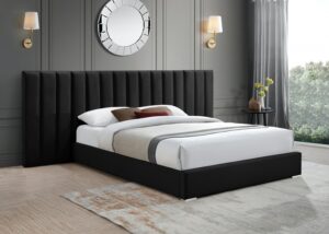 Pablo Velvet Upholstered Bed