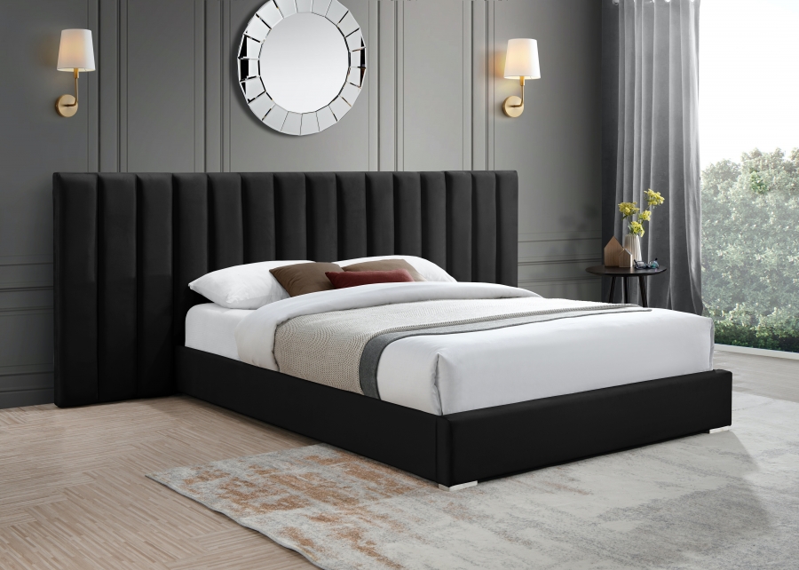 Pablo Velvet Upholstered Bed