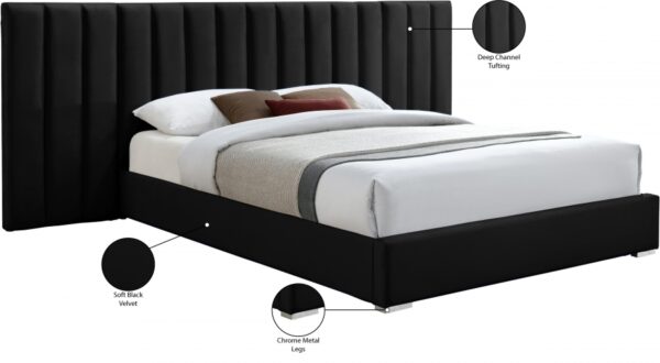 Pablo Velvet Upholstered Bed