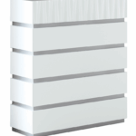 Marina White 5-Drawer Chest