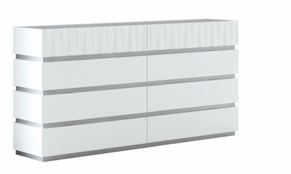 Marina White Double Dresser