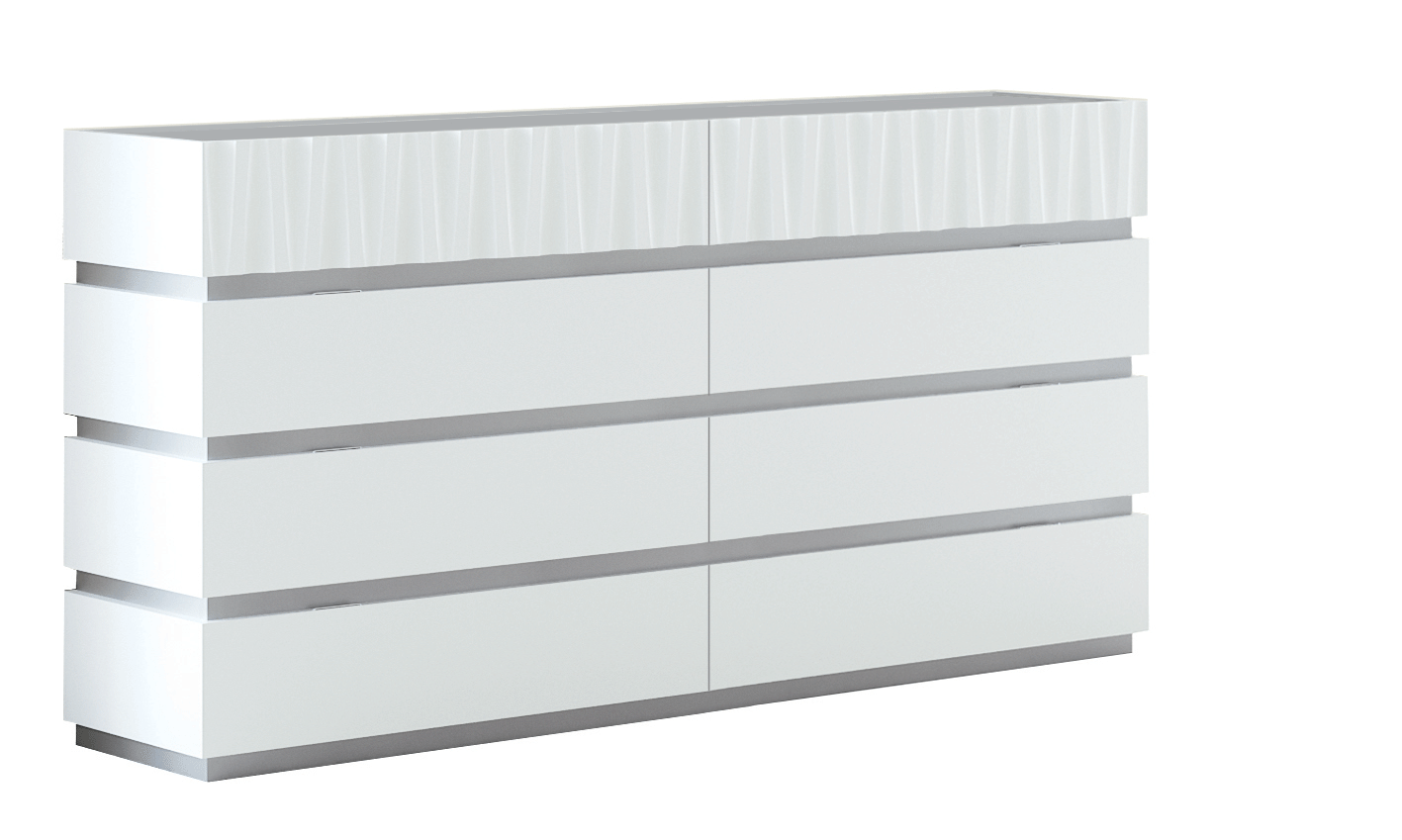 Marina White Double Dresser