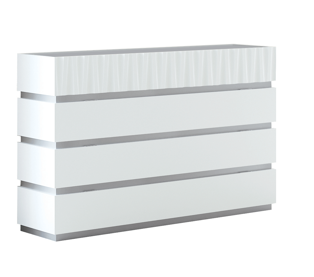 Marina White Single Dresser