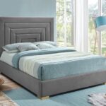 Nora Velvet Upholstered Bed