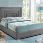 Nora Velvet Upholstered Bed