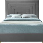 Nora Velvet Upholstered Bed