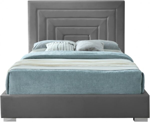 Nora Velvet Upholstered Bed