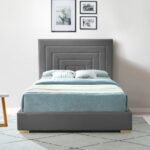 Nora Velvet Upholstered Bed