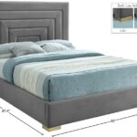 Nora Velvet Upholstered Bed