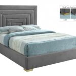 Nora Velvet Upholstered Bed