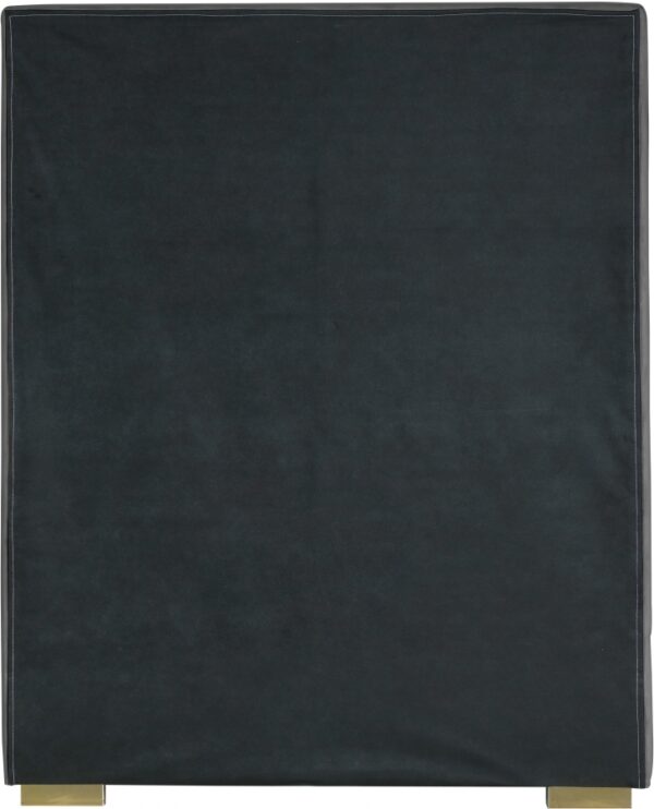 Nora Velvet Upholstered Twin Bed