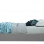 Rainbow Velvet Upholstered Twin Bed