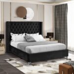Aiden Velvet Upholstered Bed