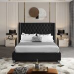 Aiden Velvet Upholstered Bed