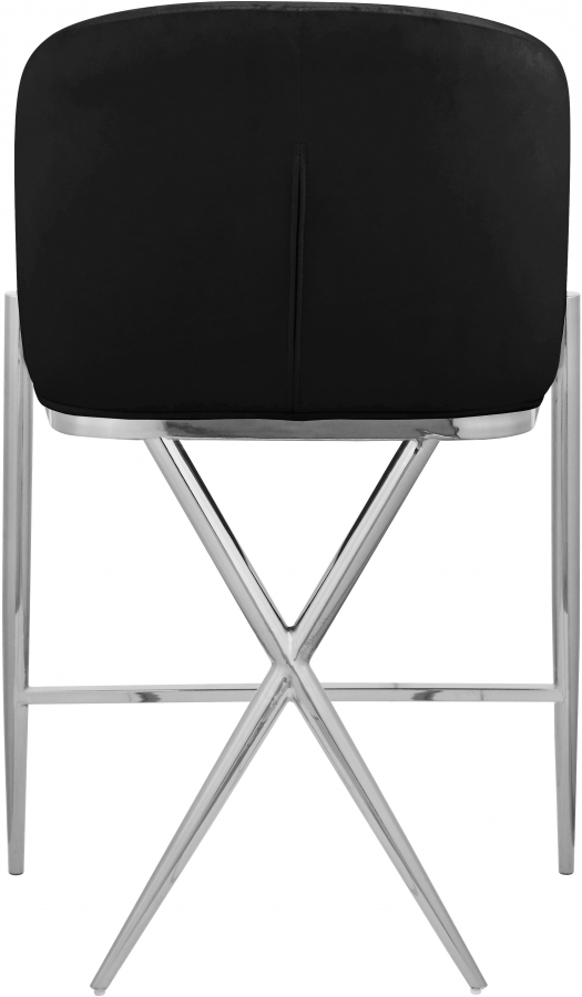 Xavier Velvet Upholstered Counter Stool