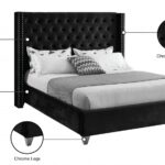 Aiden Velvet Upholstered Bed