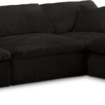 Cozy 119" Velvet Upholstered Overstuffed Fiber Filled Comfort Comfort 4pc. Modular Sectional