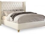 Soho White Bonded Leather Bed