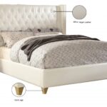 Soho White Bonded Leather Bed