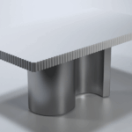 Wave Dining table w/ 2 Ext.