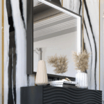 Wave Mirror for SD Dark Grey