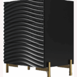 Wave Nightstand Dark Grey