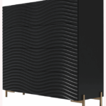 Wave Single Dresser Dark Grey