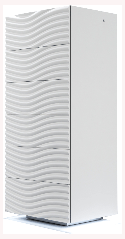 Wave Chest White
