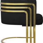 Rays Velvet Upholstered Accent Chair