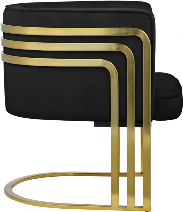 Rays Velvet Upholstered Accent Chair