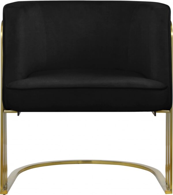 Rays Velvet Upholstered Accent Chair
