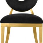 Carousel Velvet Upholstered Dining Chair