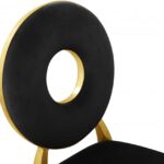 Carousel Velvet Upholstered Dining Chair