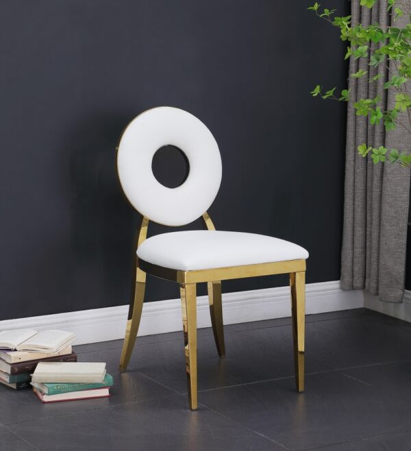 Carousel Vegan Leather Upholstered Dining Chair