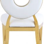 Carousel Vegan Leather Upholstered Dining Chair