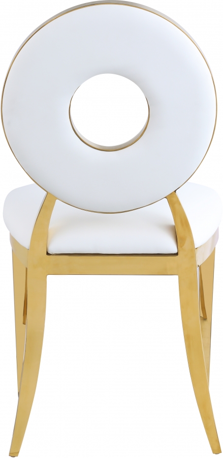 Carousel Vegan Leather Upholstered Dining Chair