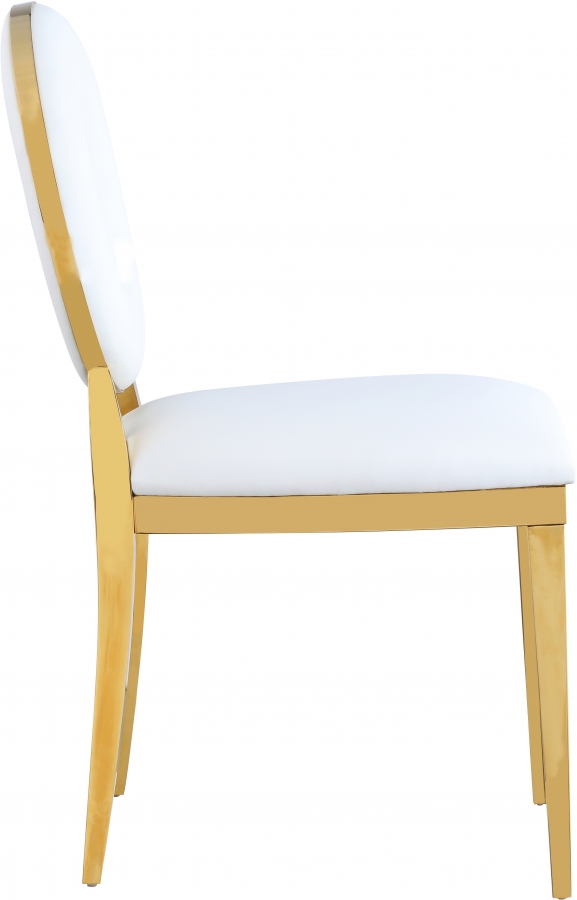 Carousel Vegan Leather Upholstered Dining Chair