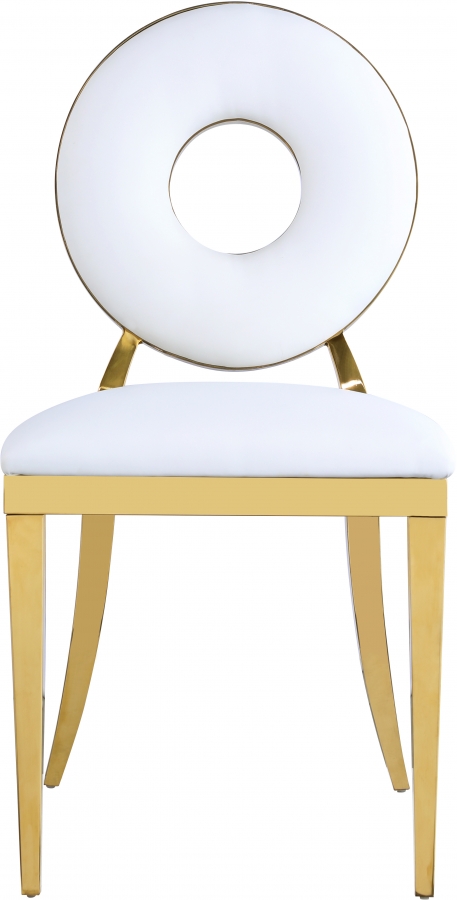 Carousel Vegan Leather Upholstered Dining Chair