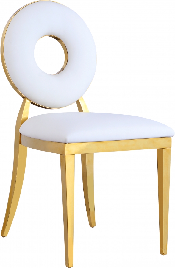 Carousel Vegan Leather Upholstered Dining Chair