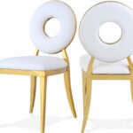 Carousel Vegan Leather Upholstered Dining Chair