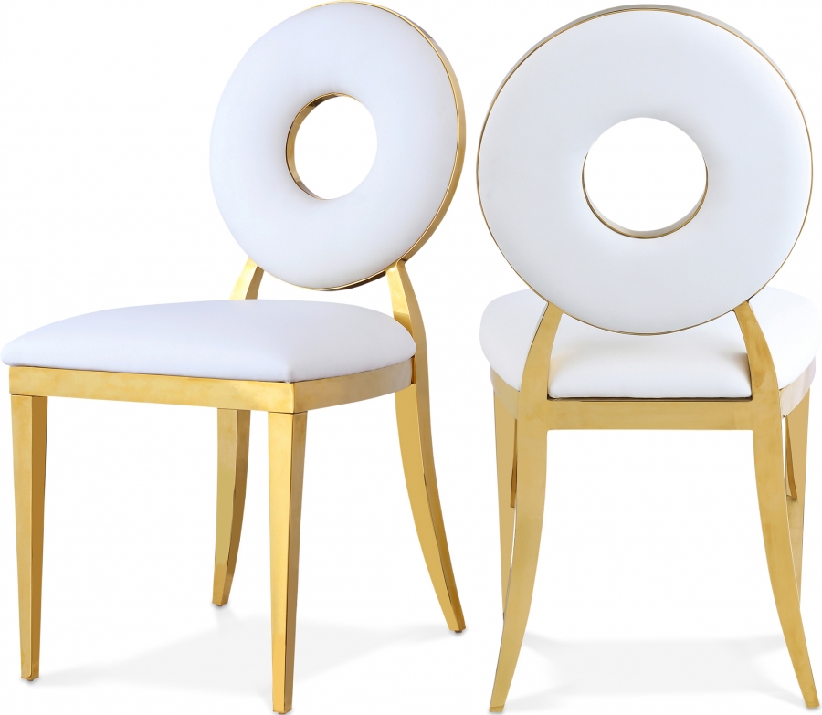Carousel Vegan Leather Upholstered Dining Chair
