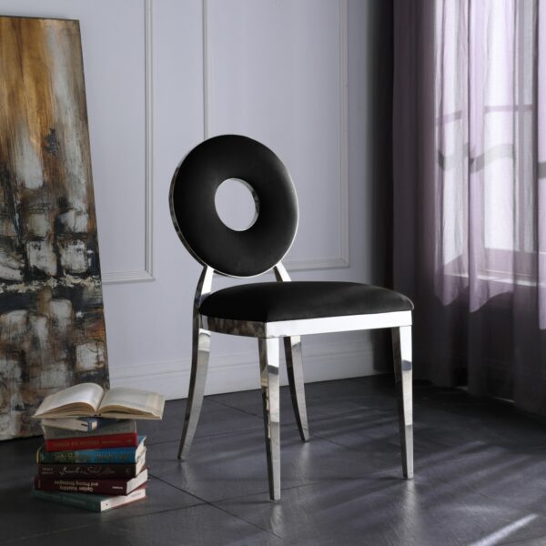 Carousel Velvet Upholstered Dining Chair