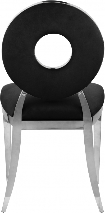 Carousel Velvet Upholstered Dining Chair