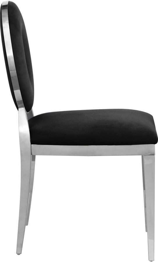 Carousel Velvet Upholstered Dining Chair