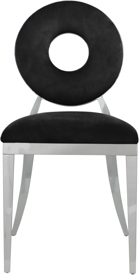 Carousel Velvet Upholstered Dining Chair