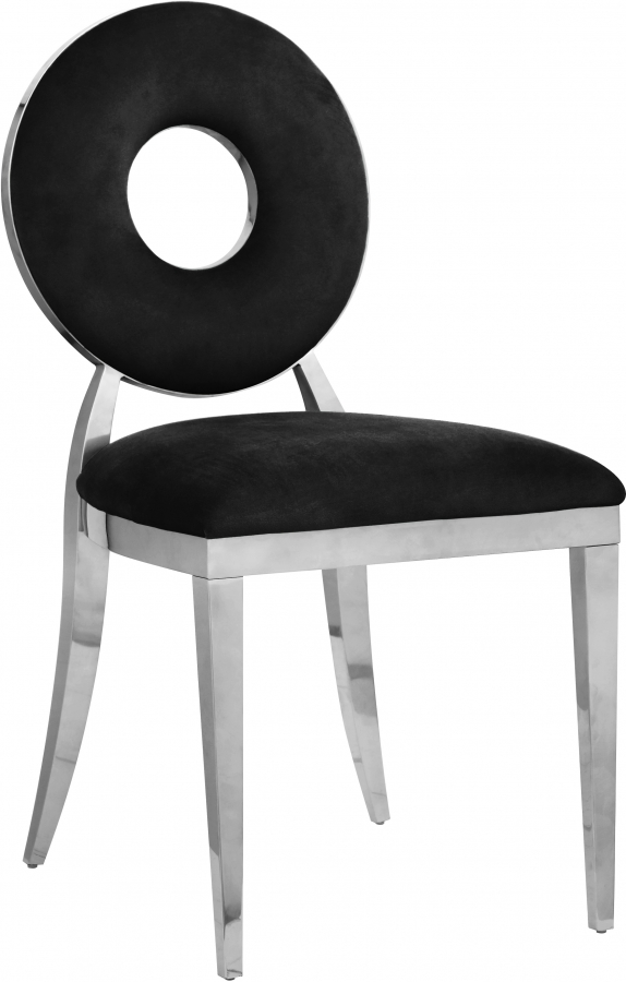 Carousel Velvet Upholstered Dining Chair