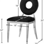 Carousel Velvet Upholstered Dining Chair