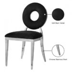 Carousel Velvet Upholstered Dining Chair