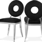 Carousel Velvet Upholstered Dining Chair